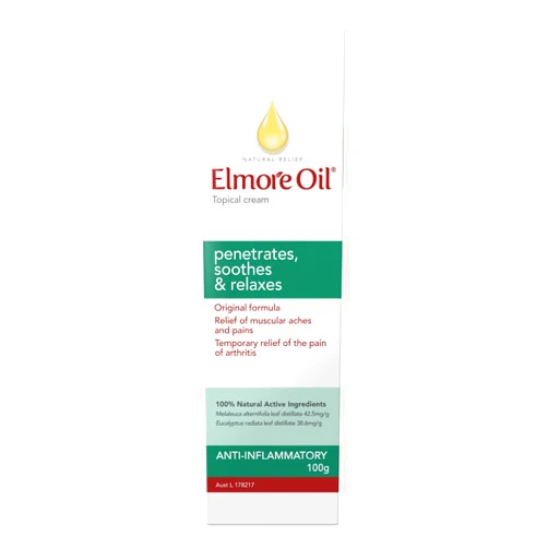 Elmore Oil Company Elmore Oil Natural Pain Relief Cream 100g