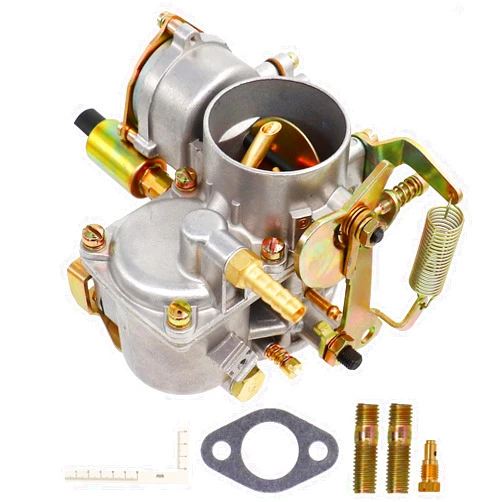 THUNDERMINGO New 30 PICT-1 Carburetor Fits for VW Beetles Super Beetles Bug Bus Air Cooled Type 1949-1966 Volkswagen Transporter Bug Bus Thing Karmann Ghia 1500CC Electric Choke 113129027H 113129027F
