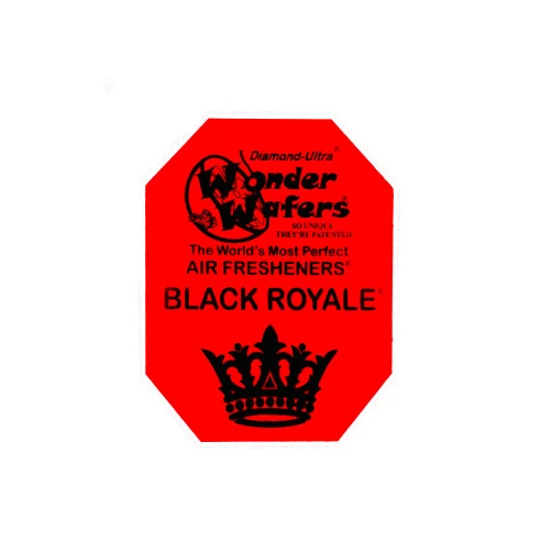 Wonder Wafers 25 CT Individually Wrapped Black Royale Air Fresheners
