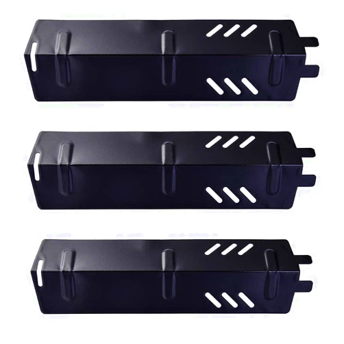 Votenli P9156A (3-Pack) Porcelain Steel Heat Plate for Backyard Grill BY13-101-001-11,BY14-101-001-01, GBC1429W, GBC1429W-C, Uniflame GBC1329W, GBC1403W