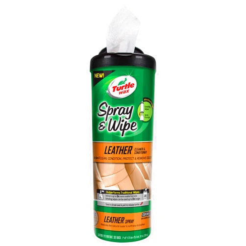 Turtle Wax 50941 Spray & Wipe Leather Cleaner & Conditioner