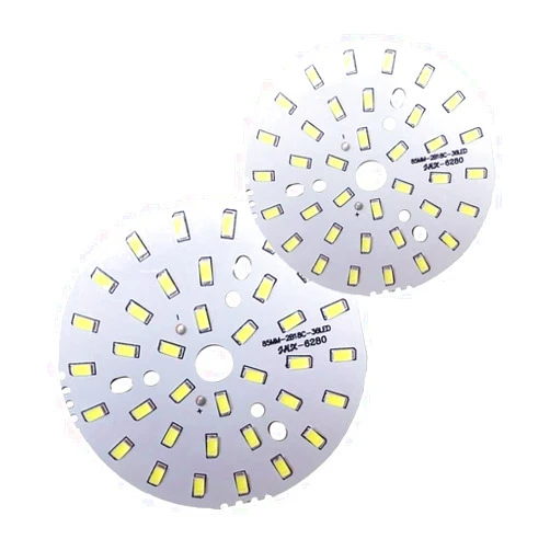 YKFengYan Fengyan Home Bulbs 10PCS SMD 5730 LED Aluminum Light Source Round Lamp Plate 2W3W5W7W9W12W15W18W21W24W30W36W DIY Bulbs Household Lamp (Color : Pule White 6000K, Emitting Color : 15W 65mm)