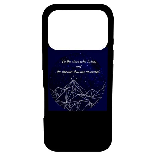 Bookish Gifts for Book lovers Creations by Hallows Bookworm ACOMAF to The Stars Night Court Bookish Case for iPhone 17 Pro