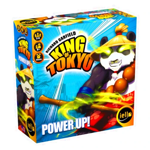 IELLO: King of Tokyo Power Up, New Edition, Set of Evolution Cards to Power up Your Monsters Included, 30 Minute Play Time, 2 to 6 Players, Ages 10 and Up