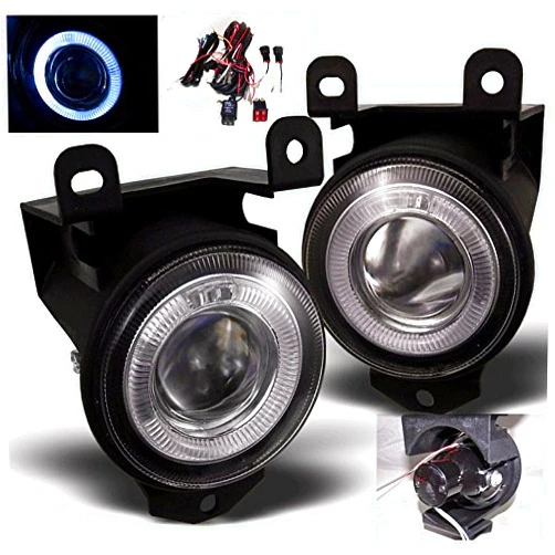 ZMAUTOPARTS For GMC Yukon Sierra Denali Halo Projector Driving Clear Fog Light Lamp+Switch