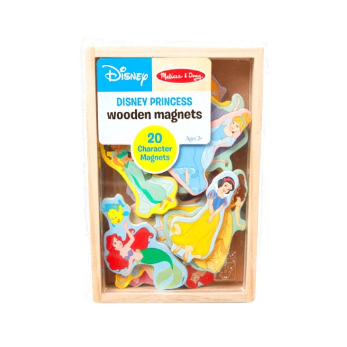 Melissa & Doug Disney Princess Wooden Magnets - 20 Character Magnets