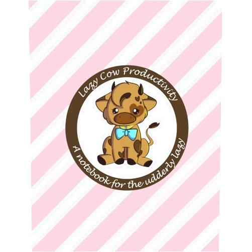 Lazy Cow Productivity,Kailah Jenkins,Elaina Torres,Lizzie Torres Lazy Cow Productivity Notebook (Strawberry Milk Edition): Kawaii Cute Cow Notebook for Students, Teachers and Anyone Udder-ly Obsessed with Cows