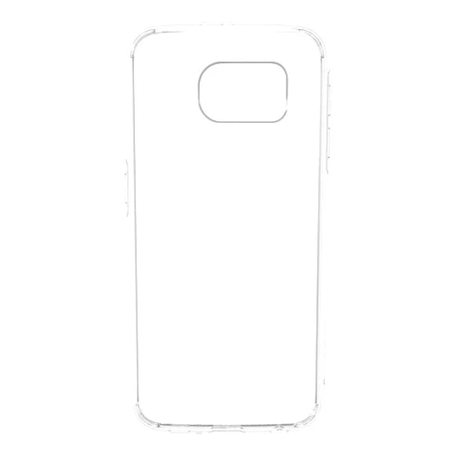LUVVITT Galaxy S6 Case, LUVVITT [ClearView] Hybrid Scratch Resistant Back Cover with Shock Absorbing Bumper for Samsung Galaxy S6 - Clear