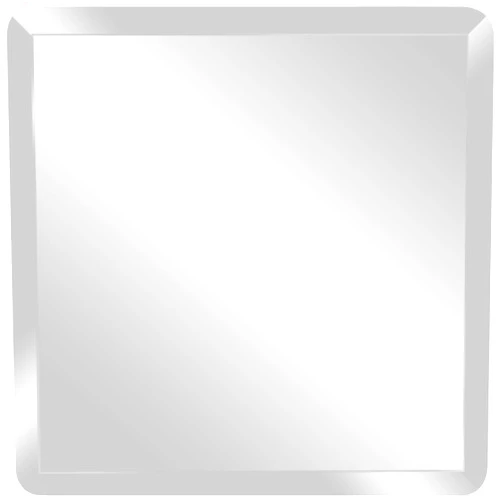Spancraft Glass Square Beveled Mirror, 24