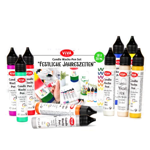 Viva Decor 10-Piece Wax Pen Set 
