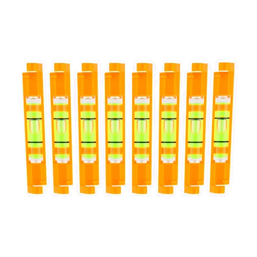 RONGPRO 8 Pcs Hanging Bubble Line Level String Level Tools, Used for Building Trades, Surveying, Engineering, Metalworking and Equipment Measure