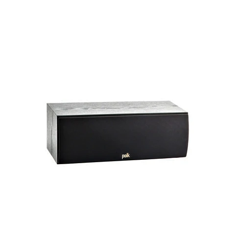 Polk Audio T30 100 Watt Home Theater Center Channel Speaker - Hi-Res Audio with Deep Bass Response, Dolby and DTS Surround, Single, Black