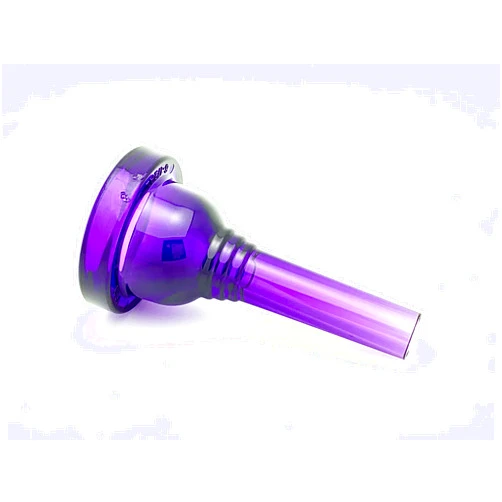 Kelly Mouthpieces KELLY-6-1/2AL - Small-shank Trombone/Baritone Lexan-Mouthpiece - Crystal-Purple