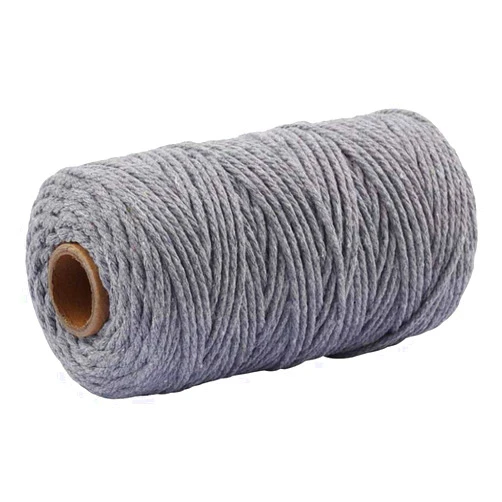 Yitongxing 109 Yard Macrame Cotton Cord,2mm/3mm/4mm Natural Twine String Cord Colored Rustic Cotton Rope Craft Cord for DIY Crafts Knitting Plant Hangers Christmas Wrapping Wedding Decorative Projects
