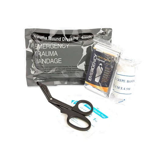 RISEN Medical Pack Bleeding Control Pack Includes Tourniquet kit, Israeli Bandage 6 Inch, Emergency Blanket, Trauma Shears, Sterile Gauze Pads, Perfect for Home, Car