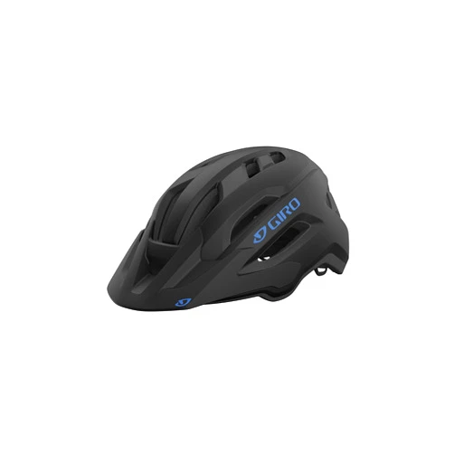 Giro Fixture II MIPS Mountain Bike Helmet for Men, Women, Kids, and Adults – Matte Black/Blue Logo, Universal Youth (50-57cm)