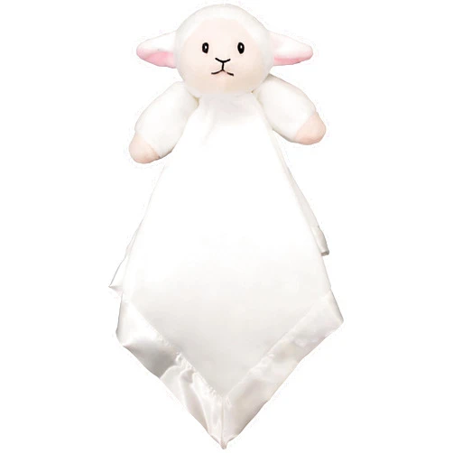 OCINAPALS Plush Lamb Baby Lovey, Security Blanket, 18