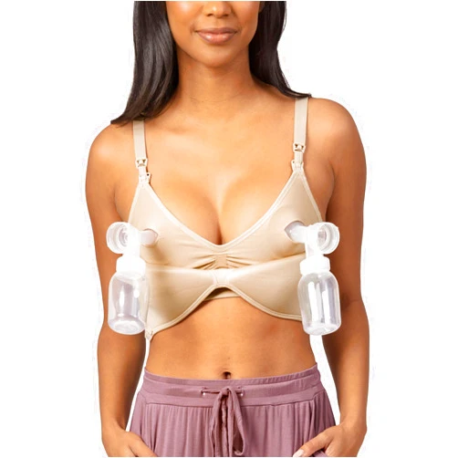 Kindred Bravely Sublime Contour Hands Free Pumping Bra and Maternity Bra | Supportive Nursing Bras for Breastfeeding