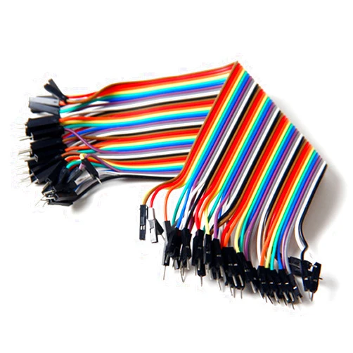 GHH SUNKEE 20CM Male to Male Dupont Wire Color Jumper Cable, 2.54mm 1P-1P