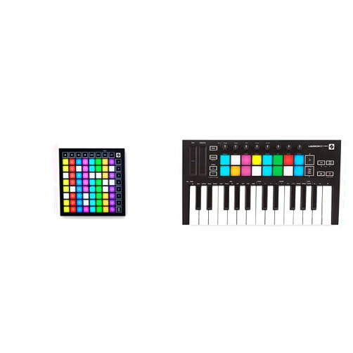 Novation Launchpad Mini [MK3] + Launchkey Mini [MK3] — Portable MIDI Controllers for Music Production and Performances