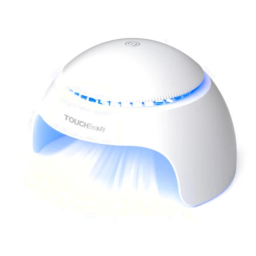 TOUCHBeauty Nail Dryer for Kids Teens Beginners: LED Fan & Light, Safe, Battery Powered, Non-Hands Tanned Version (TB-2130)