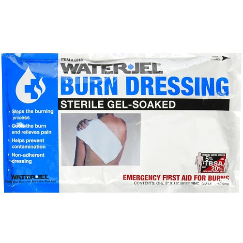 Water Jel Emergency Burn Dressing, 8