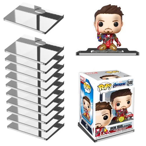 TERDEWE (12 Pack) Black Floating Wall Shelf, Wall Floating Shelves for Funko Pop, Action Figures,Security Cameras, Baby Monitors, Speakers or Any Small Accessories.