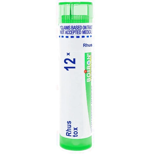 Boiron Rhus Toxicodendron 12X Md 80 Pellets for Joint Pain Improved by Motion