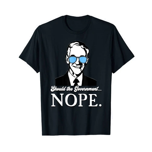Liberty Swag Ron Paul Should The Government Nope Liberty Libertarian T-Shirt