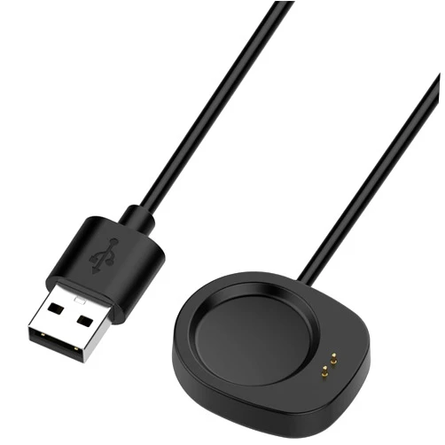 Baifosrest Charger Compatible for Amazfit T-Rex 3 Replacement USB Magnetic Charging Cradle Dock Stand Cable for Amazfit T-Rex 3 Smartwatch, 3.3Ft Durable Portable Charger Dock Cable Cord, Black