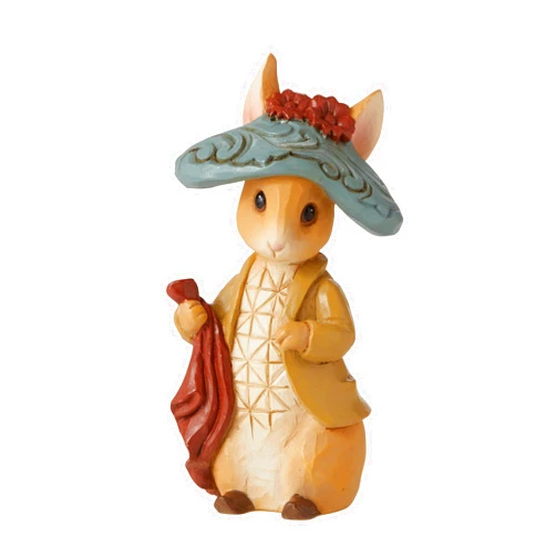 Enesco Beatrix Potter by Jim Shore Benjamin Bunny Miniature Figurine, 3.66 Inch, Multicolor