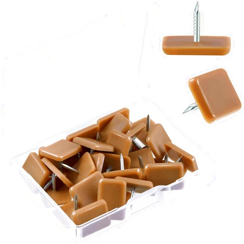 Jetec Tack-in Drawer Glides Drawer Tack Glide for Repairing Dressers, Making All The Drawers Slide Smoothly and Evenly (30 Pieces)