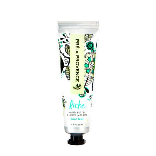 Pre de Provence Riche Collection Hand Butter, Mint Leaf, 1 Count (Pack of 1)