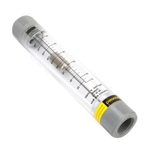 Nwejron Tube Type Flowmeter, Water Tube Design Liquid Meter Female G1in Meter, Flowmeter for Measuring The Water Industrial Supplies(5-50GPM diameter φ51mm)