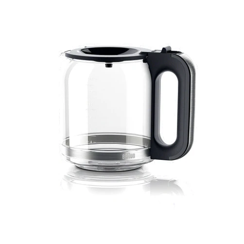 Braun 14-cup glass carafe replacement, Black
