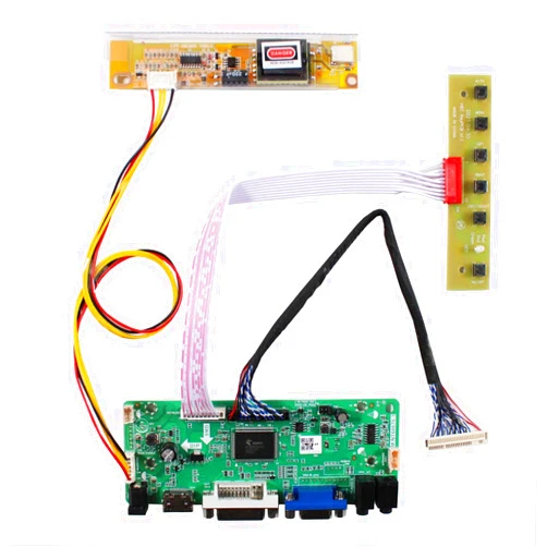 VSDISPLAY HD-MI VGA DVI Audio LCD Controller Board for 15.4