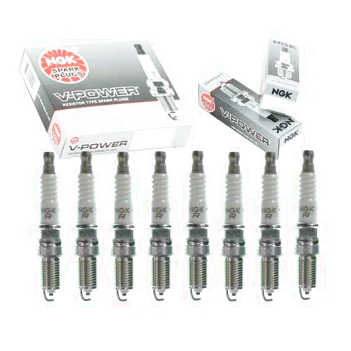 Sixity Auto 8 pc NGK V-Power Spark Plugs compatible with Mercury Grand Marquis 4.6L V8 1992-2011