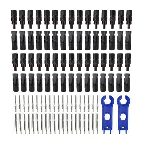YXGOOD Solar Connectors Male/Female IP67 Waterproof Solar Panel Cable Connectors (30 Pairs, Pairs, 30)