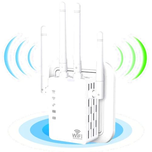 BHDUDF 2022 WiFi Extender Signal Booster - for Home Covers Up to 8500 Sq.ft and 45 Devices, WiFi Booster with Ethernet Port, Easy Setup, Internet Range Extender - Compatible w/ Alexa, Fire Stick, Ring