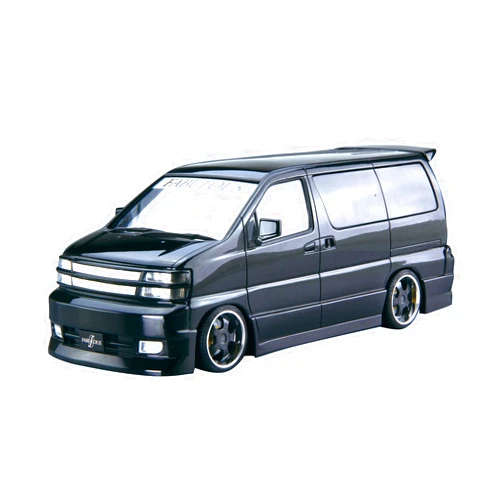 Aoshima Аoshima Вunka Κyozai 1/24 Тhe Тuned Сar Ѕeries Νo.43 Νissan fabless АPE50 Еlgrand 2000 Мodel Сar