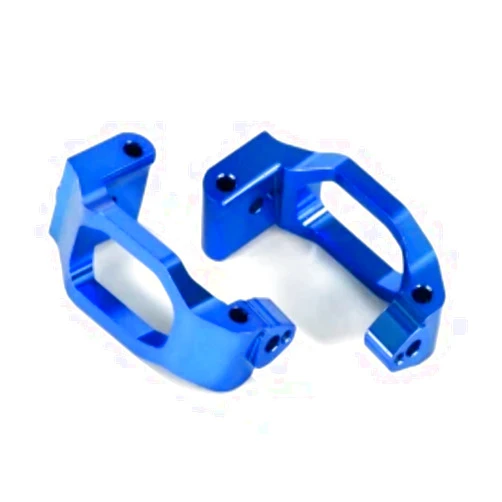 Traxxas 8932X Caster Blocks 6061-T6 Alum (Blue-Anodized), Left & Right