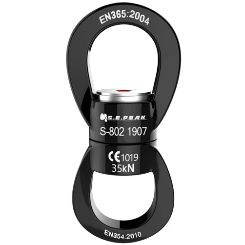 PROND Swing Swivel 35kN Safest Rotational Device, Swing Spinner, Carabiner Swivel, Climbing Rope Swivels for Children’s Web Tree Swing Setting, Aerial Dance, Hanging Hammock