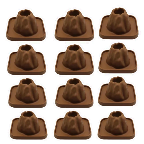 jarbins 10Pcs Volcanic Model School Figure Model Experiment for Volcano Science Kit Volcano Eruption Toy DIY Demonstration Props