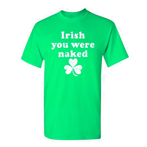 Feelin Good Tees St. Patrick’s Day Lucky Clover Tee | Funny Mens Graphic Tees | Unique & Trendy Funny Novelty T Shirts