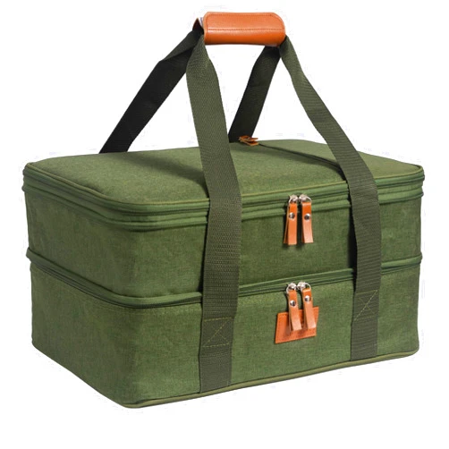 FE FUN ELEMENTS Fun Elements Casserole Carrier, Expandable Insulated Casserole Carriers for Hot or Cold Food, Thermal Lasagna Lugger Tote for Potluck/Parties/Picnic/Cookouts, Fits 9