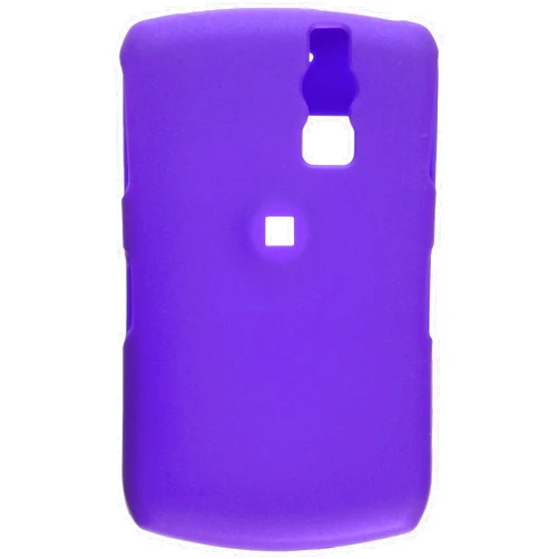 Reiko Fashionable Perfect Fit Hard Protector Skin Cover with Belt Clip for Rim Blackberry Curve 8330 - Retail Packaging - Purple