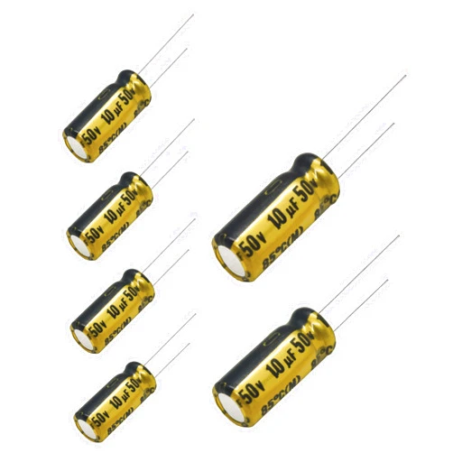 Nichicon FG 50V 6 pcs Nichicon FG Capacitors 50V 10uf Audio Grade