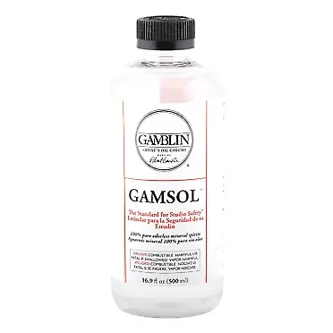 Gamblin Gamsol Oil Color, 16.9 oz, Clear