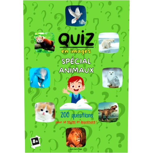 Petit Oeil d'Aigle QUIZ EN IMAGES ANIMAUX 200 questions: Questions Réponses pour Enfants. Se tester sur le Monde Animalier (animaux marins, de la campagne, de la ferme, de la mer, sauvages...) (French Edition)