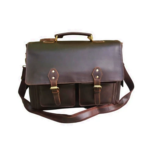 PNCO Leather Laptop Messenger Bag Vintage Briefcase Satchel for Men and Women Leather Laptop Bags of Full Grain Large Leather Messenger bag Best Use for Laptop
